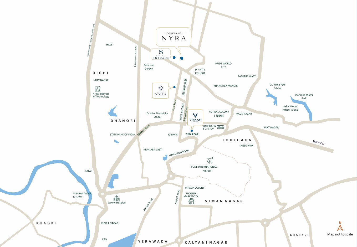 Shriram Nyra location map